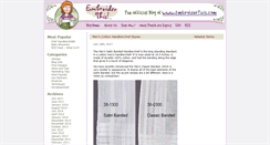 Desktop Screenshot of blog.embroiderthis.com
