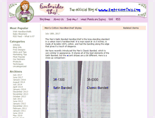 Tablet Screenshot of blog.embroiderthis.com